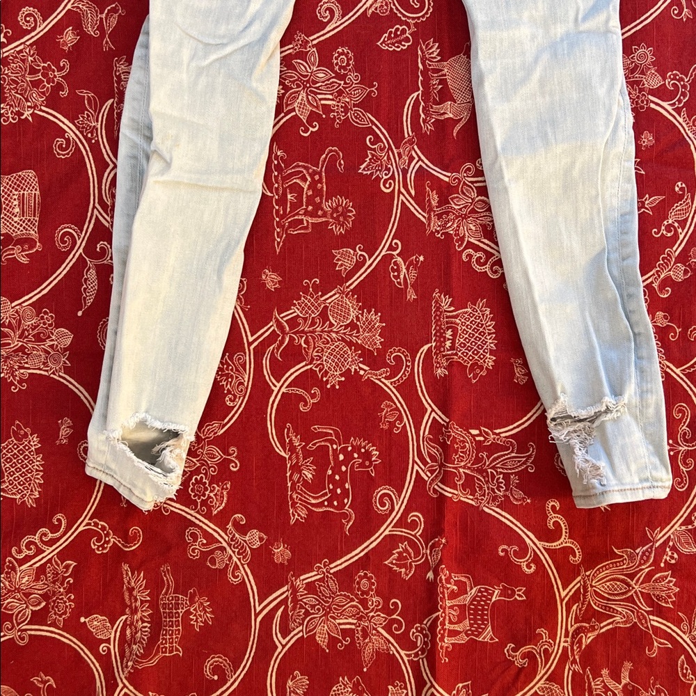 American Eagle Outfitters Women's Dark Blue and Light Jean bundle size 2 - Picture 12 of 13